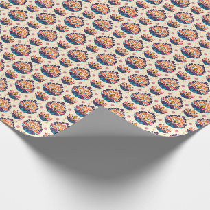 Diwali Lotus Flutter Geschenkpapier