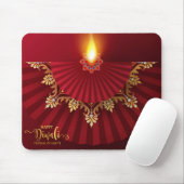 Diwali-Mauspad Mousepad (Mit Mouse)