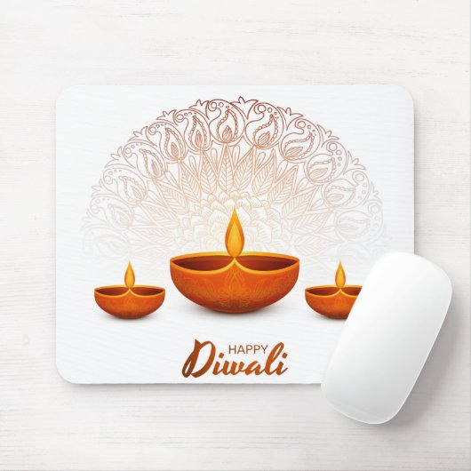 Diwali-Mauspad Mousepad (Mit Mouse)
