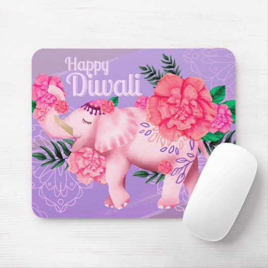 Diwali-Mauspad Mousepad (Mit Mouse)