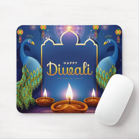 Diwali-Mauspad Mousepad (Mit Mouse)