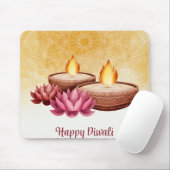 Diwali-Mauspad Mousepad (Mit Mouse)