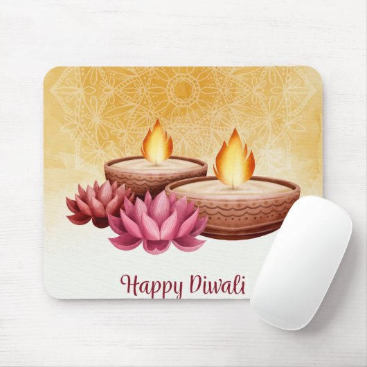 Diwali-Mauspad Mousepad (Mit Mouse)