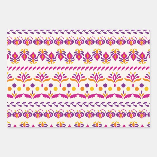 Diwali Packpapier Geschenkpapier Set (Vorderseite 2)