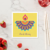 Diwali Paper Napkin mit Mandala - Benutzerdefinier Serviette (Beispiel)