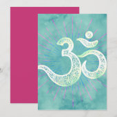 Diwali-Party Einladung (Vorne/Hinten)