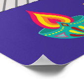 Diwali Party Prop für Foto-Stand Poster (Ecke)