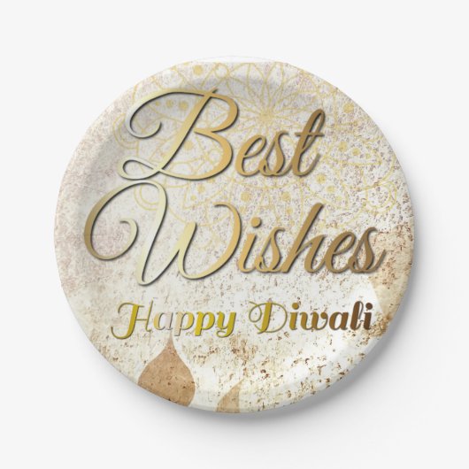 Diwali Party Tellers Pappteller (Vorderseite)