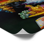 Diwali Pooja von M Ramalingam Poster (Ecke)