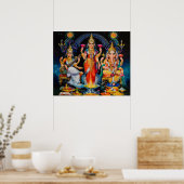 Diwali Pooja von M Ramalingam Poster (Küche)
