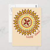 Diwali Postcard Postkarte (Vorne/Hinten)