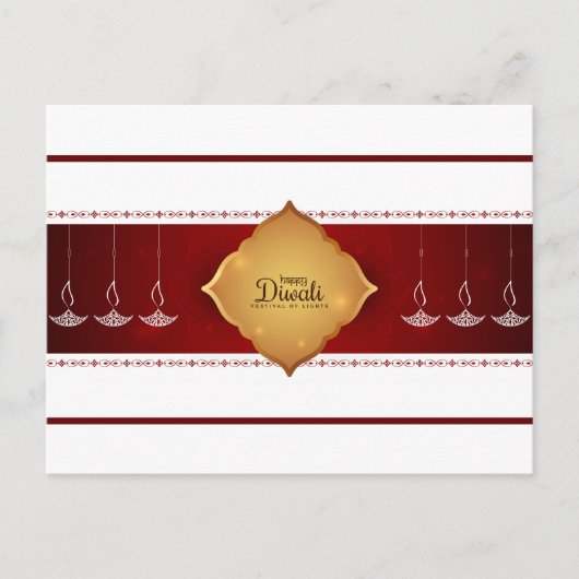 Diwali Postcard Postkarte (Vorderseite)