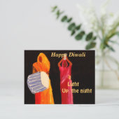 Diwali Postkarte (Stehend Vorderseite)