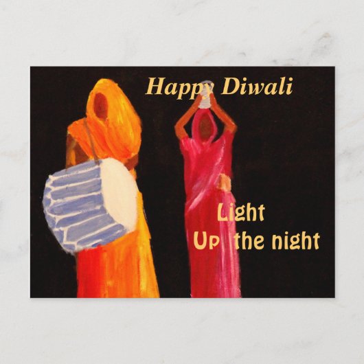 Diwali Postkarte (Vorderseite)