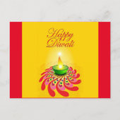 Diwali Postkarte (Vorderseite)