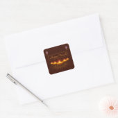 Diwali Quadratischer Aufkleber (Umschlag)