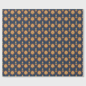Diwali Radiant Petal Rhythm Geschenkpapier (Flach)