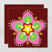 Diwali rangoli (Vorne/Hinten)