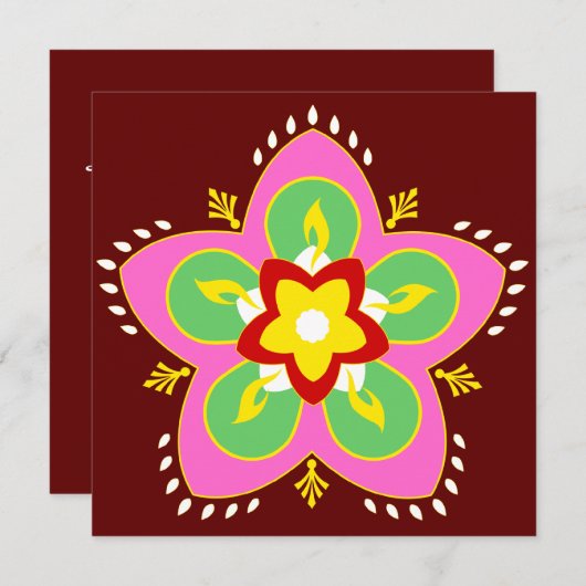 Diwali rangoli (Vorne/Hinten)