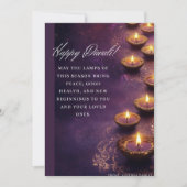 Diwali-Saison Feiertagskarte (Vorderseite)
