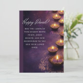 Diwali Season Feiertagskarte (Stehend Vorderseite)