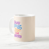 Diwali special light over darkness festive kaffeetasse (Vorderseite Links)