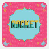 Diwali Square Stickers (Vorderseite)