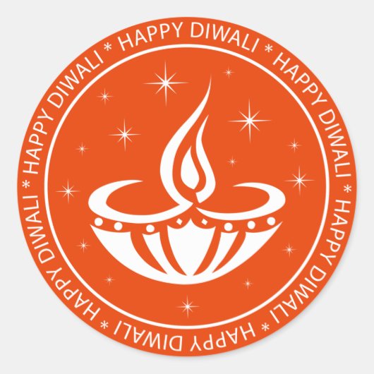 Diwali Sticker (Vorderseite)