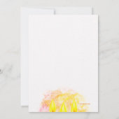 Diwali Watercolor Grußkarte (Rückseite)