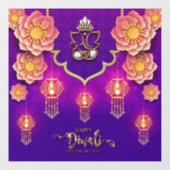 Diwali Window Clying Fensteraufkleber (Blatt)