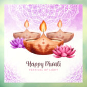 Diwali Window Clying Fensteraufkleber (Blatt 3)