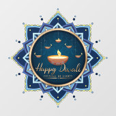 Diwali Window Clying Fensteraufkleber (Blatt)
