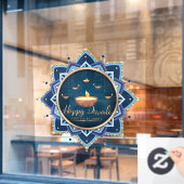 Diwali Window Clying Fensteraufkleber (Café-Fenster)