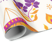 Diwali Wrapping-Papier Geschenkpapier (Rolleneckpunkt)