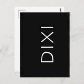 Dixi Postkarte (Vorne/Hinten)