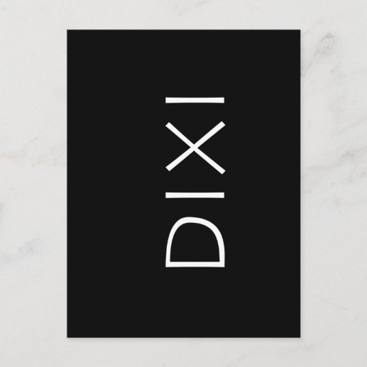 Dixi Postkarte (Vorderseite)