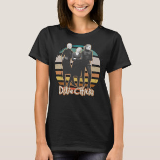 Dixie-Chicks auf Retro-Sunset T-Shirt