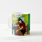Dixie Dugan Lovable Dog Vintage Comicen Kaffeepaus Kaffeetasse (Vorderseite Links)