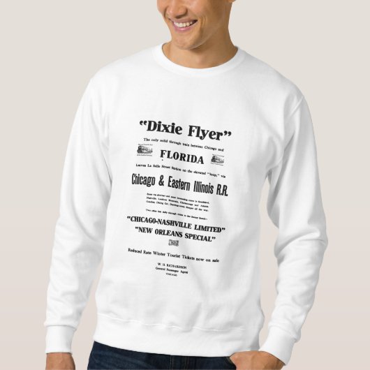 Dixie erste Flyer Train Service Sweatshirt (Vorderseite)