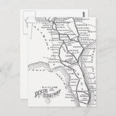 Dixie Highway D1 Postkarte (Vorne/Hinten)