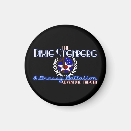 Dixie-Logo-Magnete Magnet (Vorne)