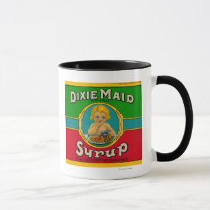 Dixie Mädchen-Sirup LabelCairo, GA Tasse