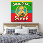 Dixie Maid Sirup LabelKairo, GA Leinwanddruck (Insitu (Schlafzimmer))