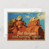Dixie National Forest Postkarte (Vorne/Hinten)