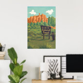 Dixie National Forest Utah Reiseplakat Poster (Heimbüro)