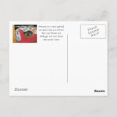 Dixie & Peanut im Erdnussbett Postkarte (Rückseite)