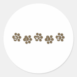 Dixie Runder Aufkleber