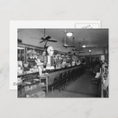 Dixie Soda Fountain, 20er Postkarte (Vorne/Hinten)