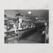 Dixie Soda Fountain, 20er Postkarte (Vorderseite)