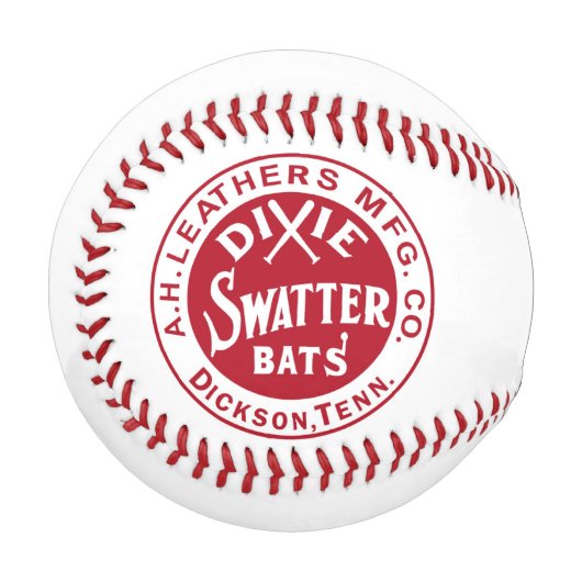 Dixie Swatter Dickson Tennessee AH Leathers Bats Baseball (Vorderseite Links)